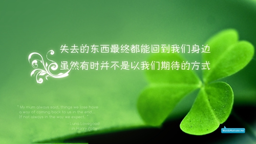優美語句英語小報